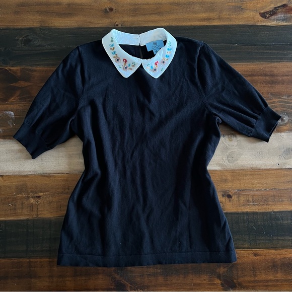 CeCe Tops - Cece black embellished blouse small